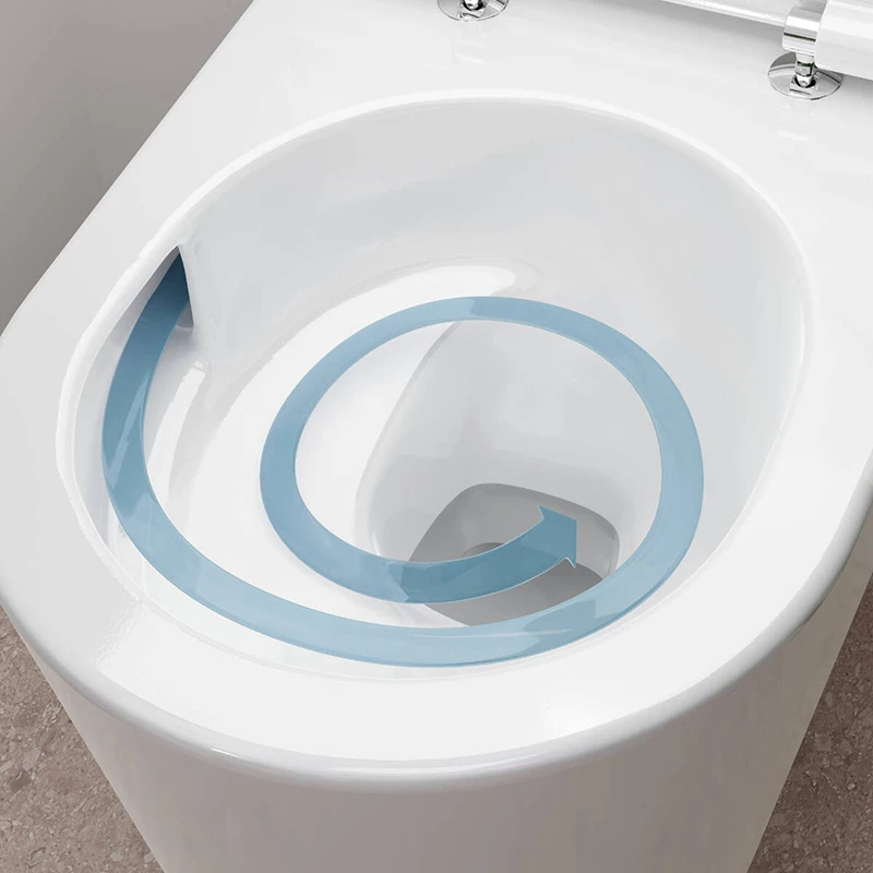 Hansgrohe EluPura S fali WC szett 540, AquaHelix Flush WC ülőke, SoftClose, QuickRelease fedél, Slim, SmartClean