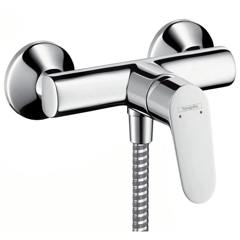 Hansgrohe Focus E2 egykaros zuhany csaptelep DN15 falsíkon kívüli szereléshez, króm