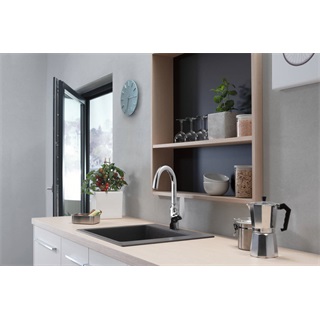 Hansgrohe Focus M42 egykaros konyhai csaptelep 220, króm, C-kifolyós