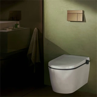 Hansgrohe LavaPura Element S fali rögzítésű többfunkciós WC-szett AquaHelix Flush, SmartClean, HygieneEffect,fehér