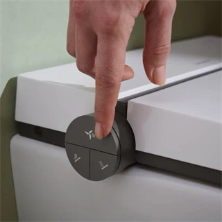 Hansgrohe LavaPura Element S fali rögzítésű többfunkciós WC-szett AquaHelix Flush, SmartClean, HygieneEffect,fehér