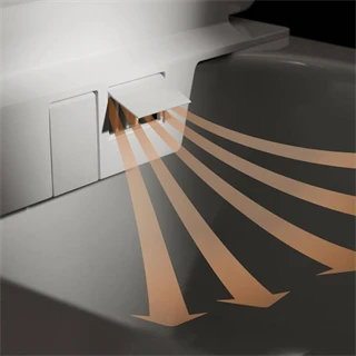 Hansgrohe LavaPura Element S fali rögzítésű többfunkciós WC-szett AquaHelix Flush, SmartClean, HygieneEffect,fehér