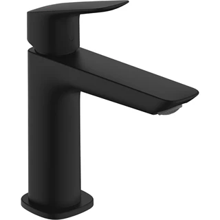 Hansgrohe Logis egykaros mosdócsaptelep 110 Fine, automata lefolyógarnitúrával matt fekete