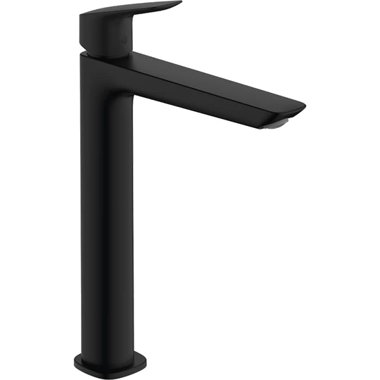 Hansgrohe Logis egykaros mosdócsaptelep 240 Fine, lefolyógarnitúra nélkül matt fekete