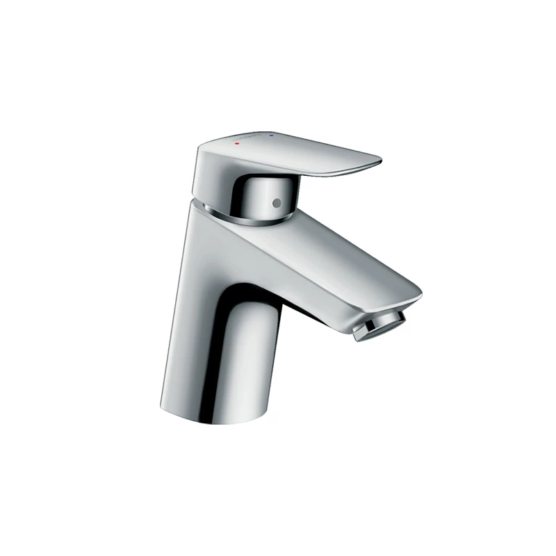 Hansgrohe Logis egykaros mosdócsaptelep 70, automata lefolyó-garnitúrával, króm