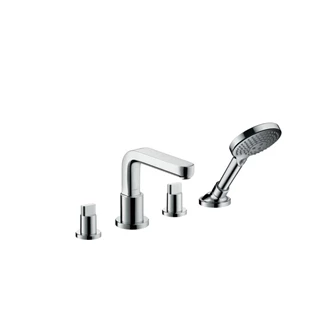 Hansgrohe Metris S 4-lyukú, kádperemre szerelhető csaptelep DN15, króm 