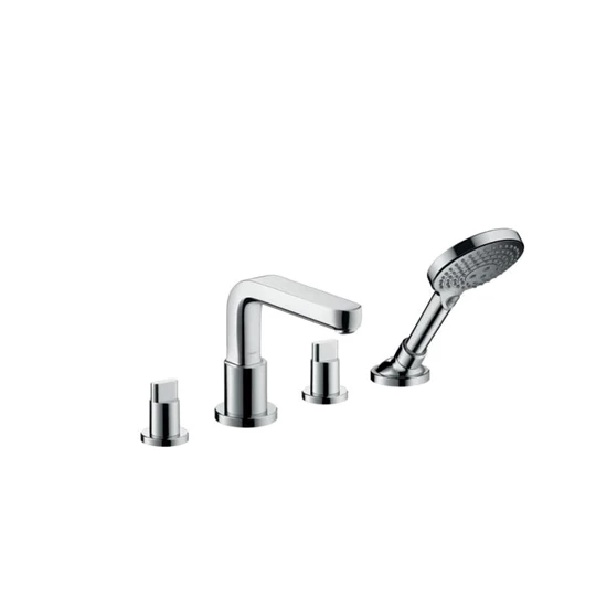 Hansgrohe Metris S 4-lyukú, kádperemre szerelhető csaptelep DN15, króm 