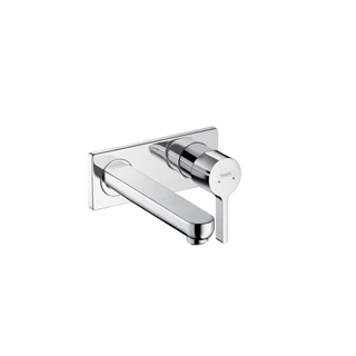 Hansgrohe Metris S egykaros mosdó csaptelep DN15 falsík alatti szereléshez 225 mm-es kifolyóval, króm 