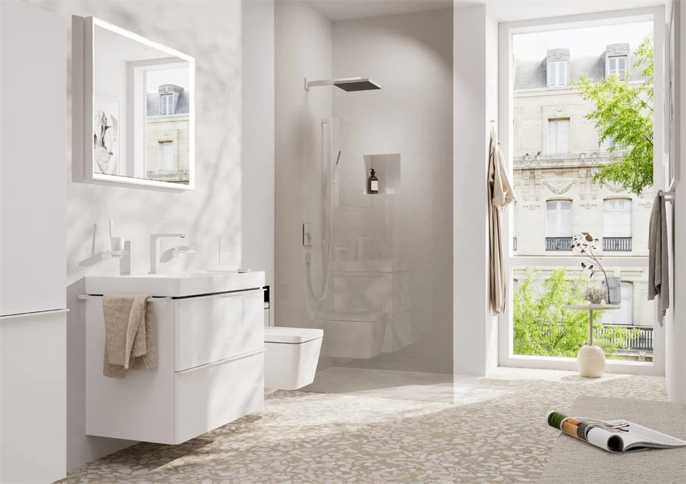 Hansgrohe Pulsify E fejzuhany, 1jet, EcoSmart+ matt fehér