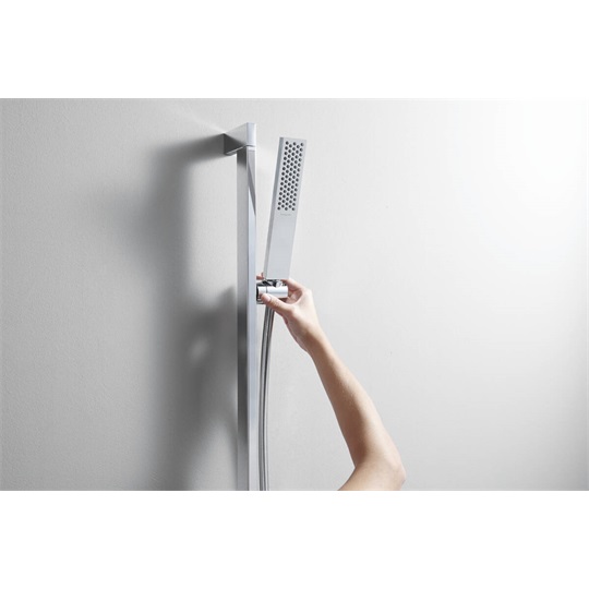 Hansgrohe Pulsify E zuhanyszett 1jet, EcoSmart, 650mm-es zuhanyrúddal króm