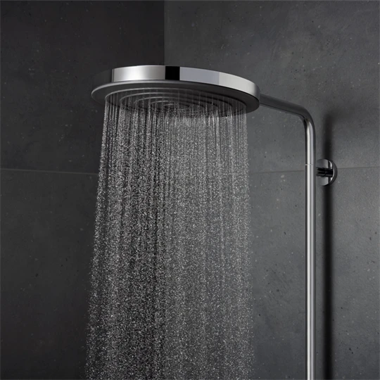 Hansgrohe Pulsify S Showerpipe 260, 1jet EcoSmart, ShowerTablet select 400 króm