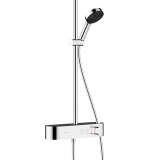 Hansgrohe Pulsify S Showerpipe 260, 1jet EcoSmart, ShowerTablet select 400 króm