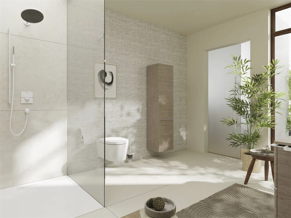 Hansgrohe Pulsify S hengeres kézizuhany, 1jet, EcoSmart+ matt fehér