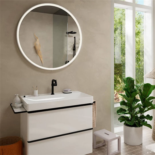 Hansgrohe Pulsify S hengeres kézizuhany, 1jet matt fekete