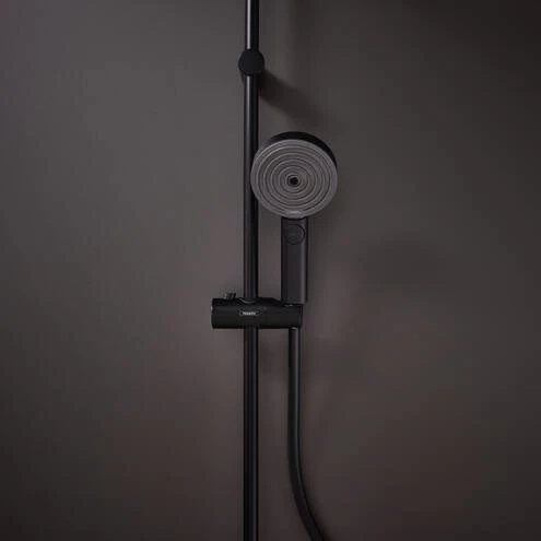 Hansgrohe Pulsify Select 105 3jet kézizuhany, Activation EcoSmart, matt fekete