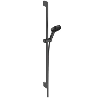 Hansgrohe Pulsify Select S Zuhanyszett 105, 3 jet Relaxation EcoSmart, 90 cm-es zuhanyrúddal, matt fekete felület