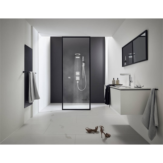 Hansgrohe Pulsify Select S Zuhanyszett 105, 3 jet Relaxation EcoSmart, 90 cm-es zuhanyrúddal,krómozott