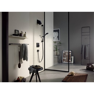 Hansgrohe Pulsify Select S zuhanyszett 105, 3 jet Relaxation EcoSmart, 65 cm-es zuhanyrúddal, matt fekete felület
