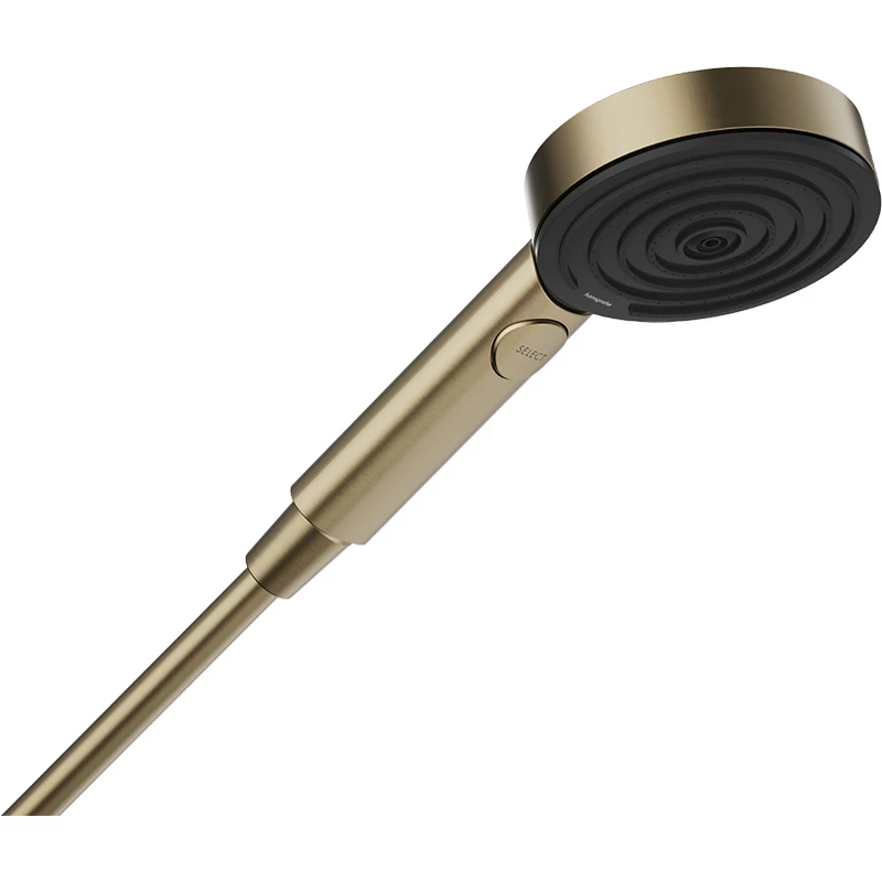 Hansgrohe Pulsify Select kézizuhany 105, 3 jet RelAXORation EcoSmart, szálcsiszolt bronz