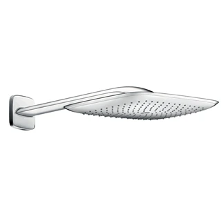 Hansgrohe PuraVida fejzuhany 400 mm DN15, 387 mm-es zuhanykarral, króm
