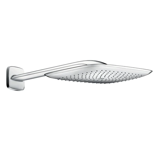 Hansgrohe PuraVida fejzuhany 400 mm DN15, 387 mm-es zuhanykarral, króm