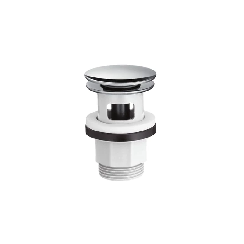 Hansgrohe Push-Open lefolyó-garnitúra mosdóhoz és bidéhez, túlfolyós, króm