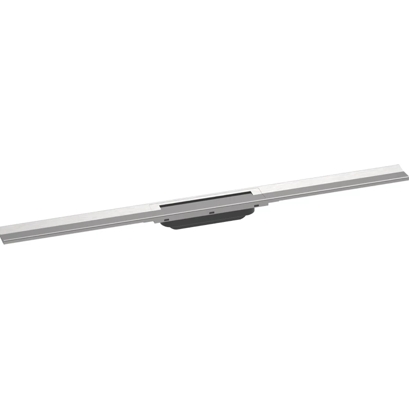 Hansgrohe RainDrain Flex zuhanylefolyó színkészlet 90 cm, formára vágható rozsdamentes acél hatású