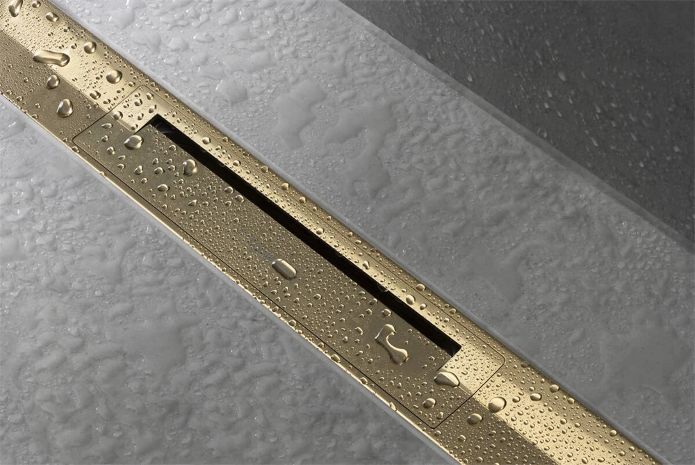 Hansgrohe RainDrain Flex zuhanylefolyó színkészlet 90 cm, formára vágható rozsdamentes acél hatású