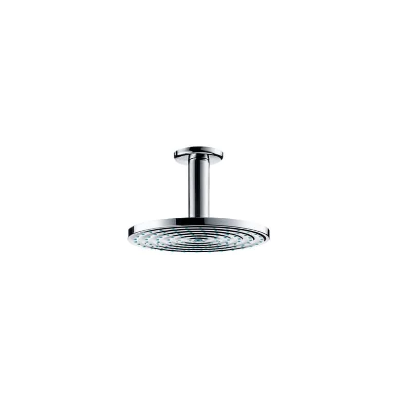 Hansgrohe Raindance S 180 AIR tányér fejzuhany EcoSmart, DN15 100 mm-es mennyezeti csatlakozóval, króm