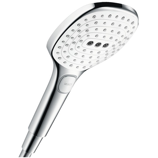 Hansgrohe Raindance Select 120 3jet EcoSmart kézizuhany, DN15, fehér króm