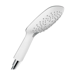 Hansgrohe Raindance Select E 150 kézizuhany, 3 funkciós, fehér/króm