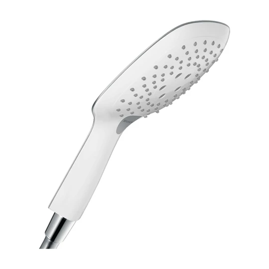 Hansgrohe Raindance Select E 150 kézizuhany, 3 funkciós, fehér/króm