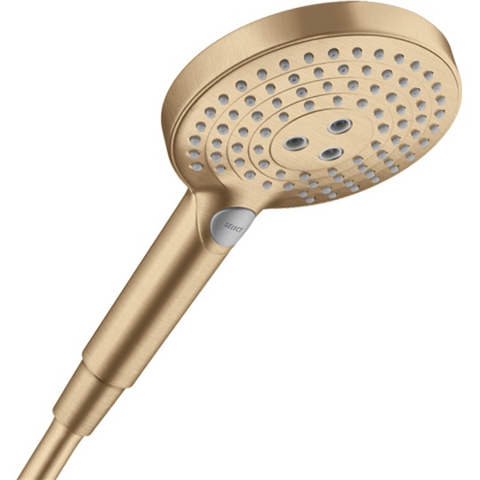 Hansgrohe Raindance Select S 120 3jet kézizuhany Ecosmart szálcsiszolt bronz