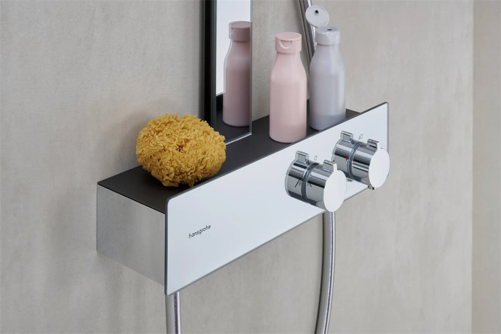 Hansgrohe Rainfinity Showerpipe 250, 1jet EcoSmart, ShowerTablet 350 króm