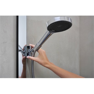Hansgrohe Rainfinity Showerpipe 250, 1jet EcoSmart, ShowerTablet 350 króm