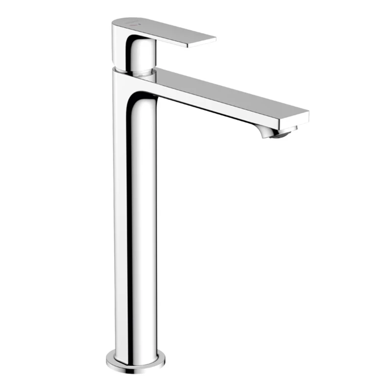 Hansgrohe Rebris E Egykaros mosdócsaptelep 240 kézmosókhoz, CoolStart, EcoSmart+,  automata lefolyógarnitúrával