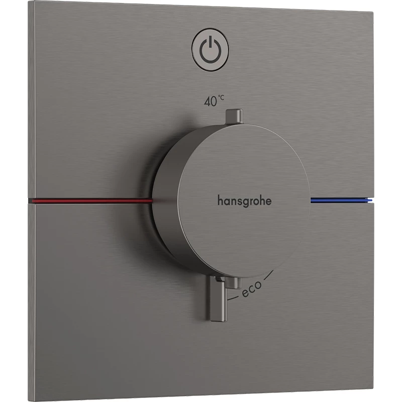 Hansgrohe ShowerSelect Comfort E falsík alatti termosztát, 1 funkciós szálcsiszolt fekete