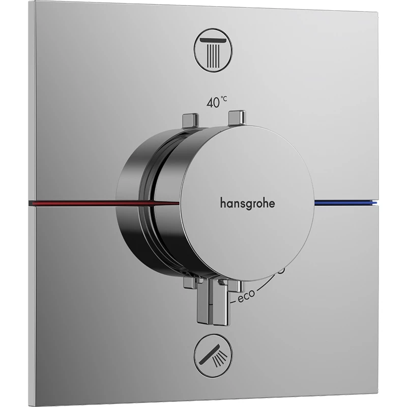 Hansgrohe ShowerSelect Comfort E falsík alatti termosztát, 2 funkciós króm
