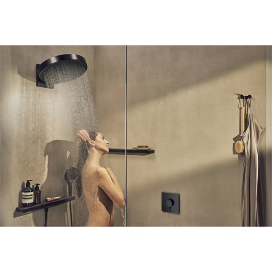 Hansgrohe ShowerSelect Comfort E falsík alatti termosztát, 2 funkciós matt fekete