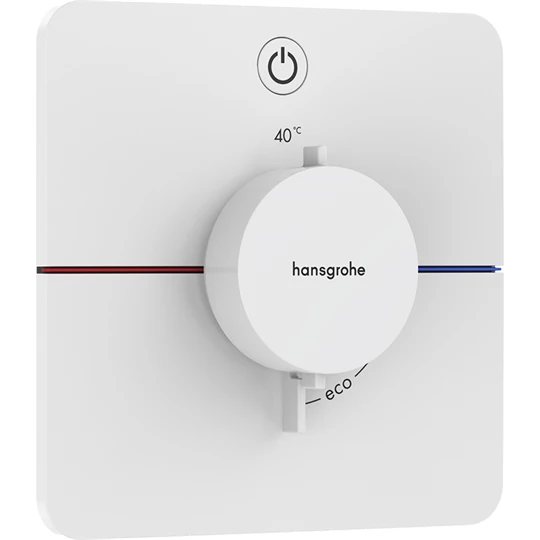 Hansgrohe ShowerSelect Comfort Q falsík alatti termosztát, 1 funkciós matt fehér