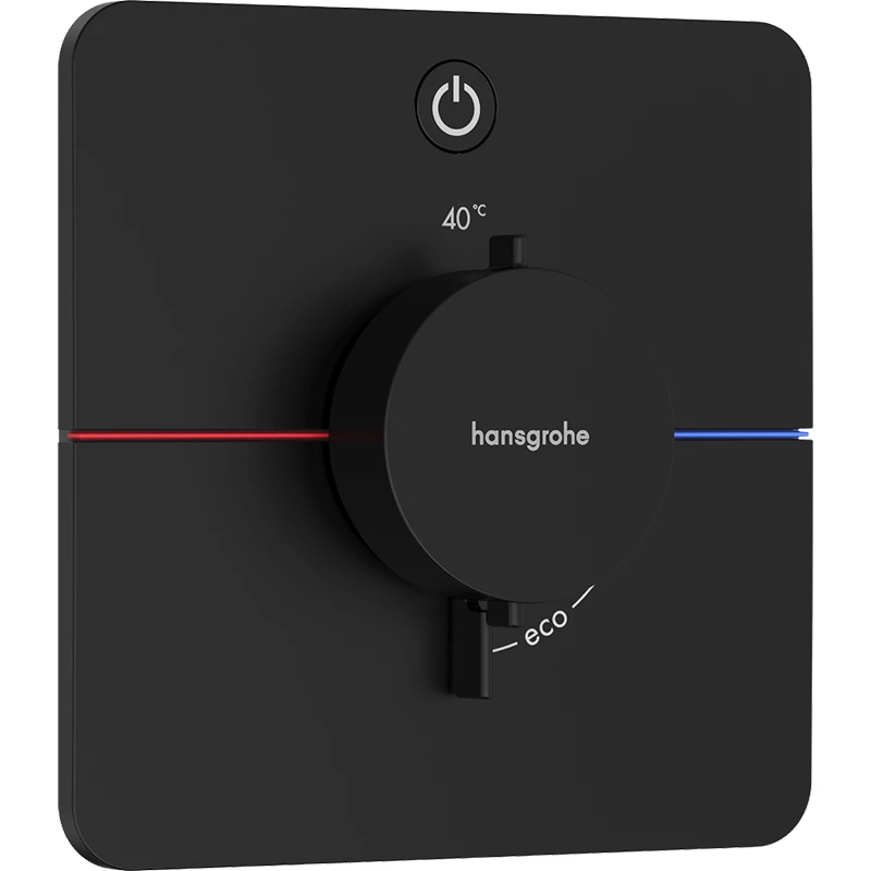 Hansgrohe ShowerSelect Comfort Q falsík alatti termosztát, 1 funkciós matt fekete