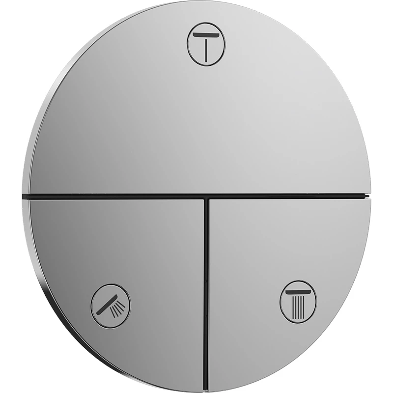 Hansgrohe ShowerSelect Comfort S falsík alatti elzáró- és váltószelep, 3 funkciós króm