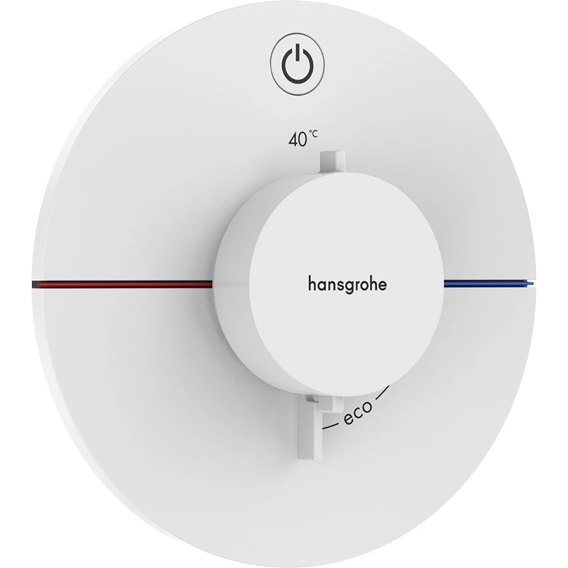 Hansgrohe ShowerSelect Comfort S falsík alatti termosztát, 1 funkciós matt fehér