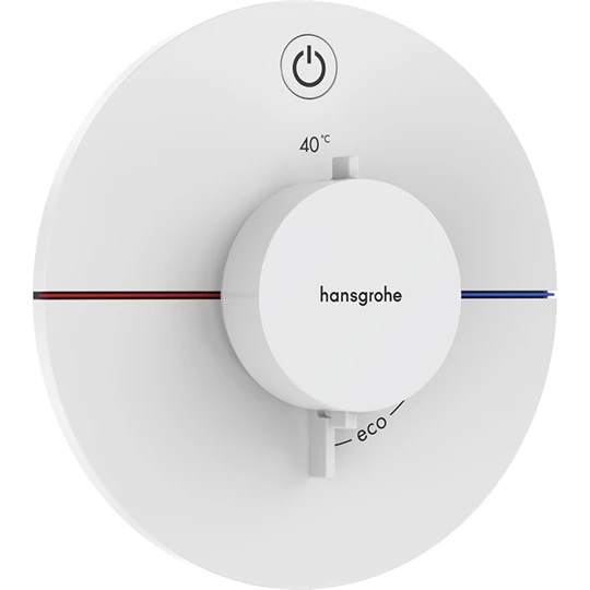 Hansgrohe ShowerSelect Comfort S falsík alatti termosztát, 1 funkciós matt fehér
