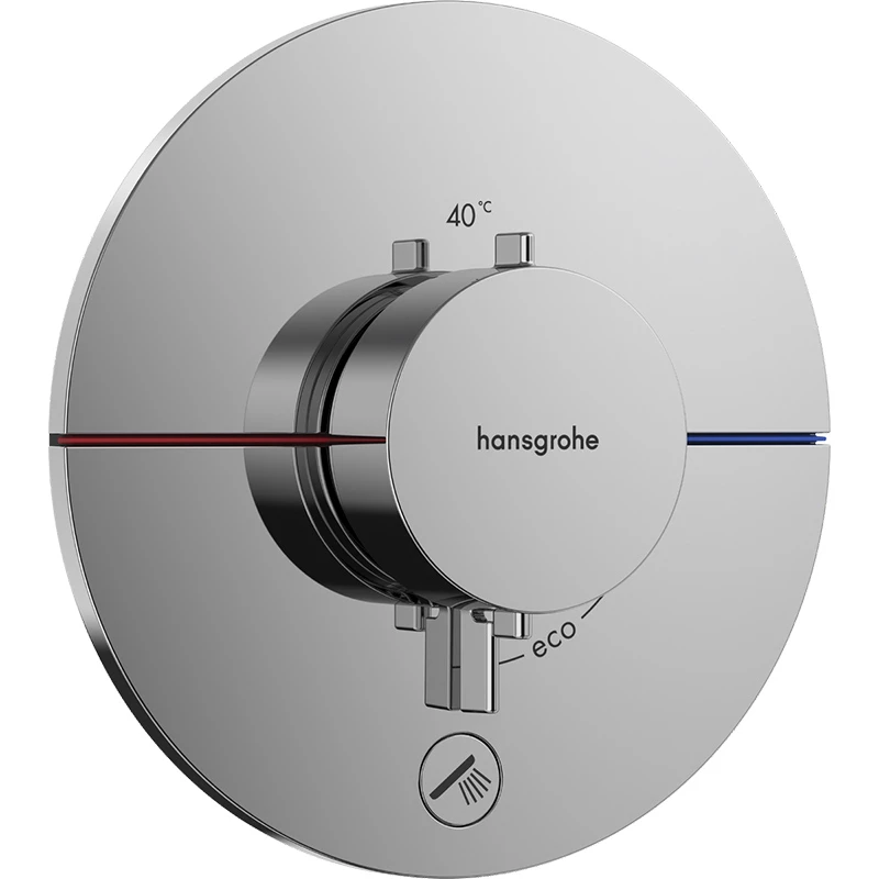 Hansgrohe ShowerSelect Comfort S falsík alatti termosztát mennyiségszabályozóval, 1+1 funkciós króm