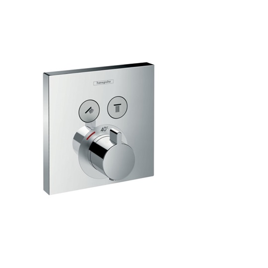 Hansgrohe ShowerSelect termosztát 2 fogyasztóhoz falsík alatti szereléshez