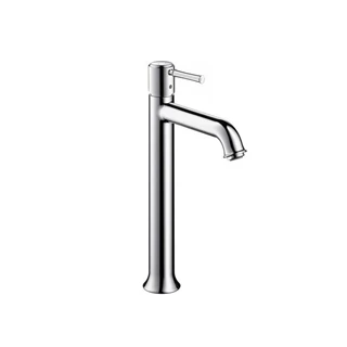 Hansgrohe Talis Classic egykaros, magasított mosdócsaptelep DN15 pulton álló mosdótálakhoz, króm, automata leeresztővel