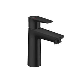 Hansgrohe Talis E egykaros mosdócsaptelep 110 , automata lefolyógarnitúrával, matt fekete