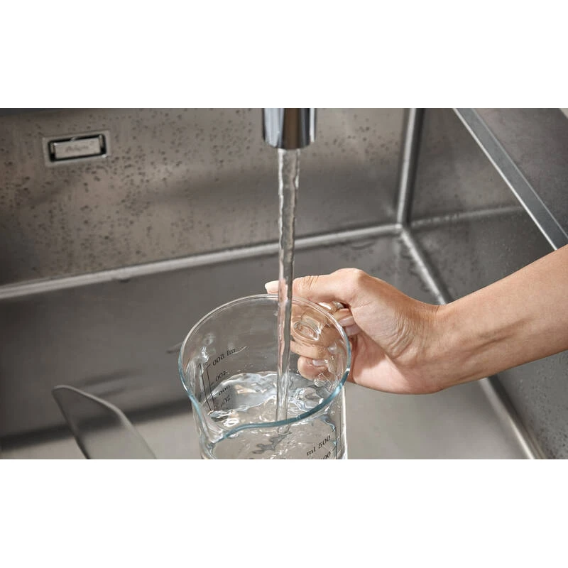 Hansgrohe Talis M54 konyhai csaptelep kihúzható zuhanyfejjel, 270 1jet, L-kifolyóval, króm