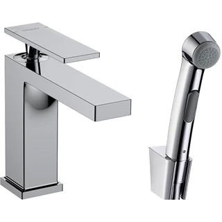 Hansgrohe Tecturis E egykaros mosdócsaptelep 110, bidette kézizuhannyal és 1.60m-es zuhanytömlővel króm
